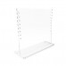 FixtureDisplays® Clear Acrylic Plexiglass Necklace Jewelry Stand Countertop Display 11620-4C
